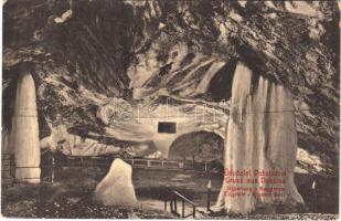 1909 Dobsina, jégbarlang belső, nagyterem. W.L. Bp. 159. / ice cave interior (EK)