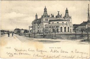 1909 Igló, Zipser Neudorf, Spisská Nová Ves; színház és vigadó / theatre, redoute (EK)