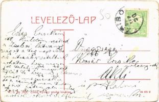 Zsibó, Jibou; Rákóczi utca. Czenk György üzlete és saját kiadása. W.L. Bp. 6068. / street, shop (kis...