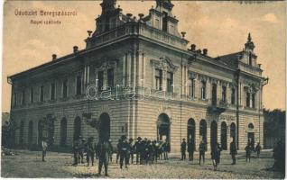 1908 Beregszász, Beregovo, Berehove; Royal szálloda, Mozgófénykép színház, mozi, polgári vendéglő, bor, sör és pálinka mérés. W.L. (?) 1941. / hotel and restaurant, cinema