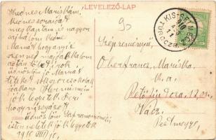 1910 Kisselmec, Liptókisselmec, Sztiavnicska, Stiavnicka (Rutóc); szökőkút a Báró Révay kastély park...