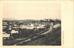 Losoncapátfalva, Losonc-Apátfalva, Opatová (Lucenec); vasúti sín, kastély. Gergely Ferenc felvétele / railway track, castle