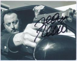 Jean Reno színész autográf aláírása képén