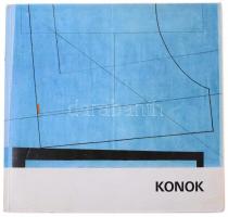 Konok Tamás 2 db kiállítási katalógusa 1974 és 1986. Az 1974-es aláírt és számozott