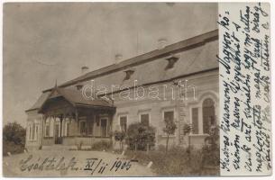 1905 Cséhtelek, Ciutelec; Wertheimstein kastély. Wertheimstein Adrienne levele / castle. photo (EK)