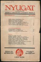 1933 Nyugat, szerk.: Móricz Zsigmond és Babits Mihály, XXVI. évfolyam 1. sz.