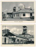 Aknaszlatina, Akna Slatina, Slatinské Doly, Szolotvino, Solotvyno; Lajos bánya / mine - 2 db régi képeslap / 2 pre-1945 postcards