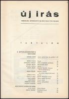 1967 Új Írás. Irodalmi, művészeti és kritikai folyóirat, 1967. március. Benne a nyolcvanéves Kassák ...