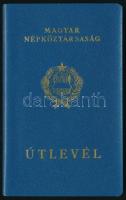 1971 Magyar Népköztársaság által kiállított fényképes útlevél több osztrák és német vízummal / Hungarian passport