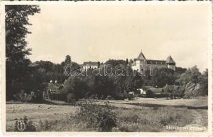 Marosvécs, Wetsch, Brancovenesti; Kemény kastély / castle + 1940 Szászrégen visszatért So. Stpl.