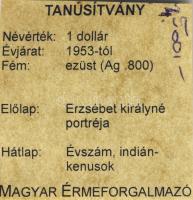 Kanada 1965. 1$ Ag "Kenu" T:2