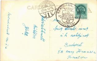 Szatmárnémeti, Satu Mare; Pannonia szálloda, Takarékpénztár, üzletek / hotel, savings bank, shops. p...