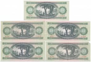 1962-1975. 10Ft (5db, 3xklf) T:III