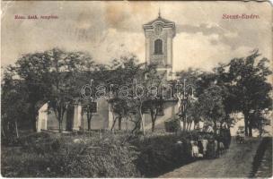 1906 Szentendre, Szent-Endre; Római katolikus templom. Divald Károly kiadása (b)