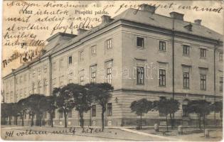 1906 Vác, Püspöki palota. Rosenbaum J. Henrik kiadása (EB)