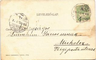 1906 Vác, Püspöki palota. Rosenbaum J. Henrik kiadása (EB)