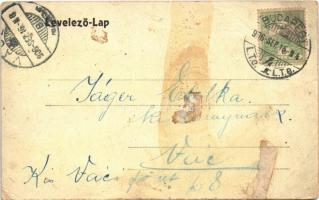 1906 Vác, Constantin tér, piac (lyuk / pinhole)