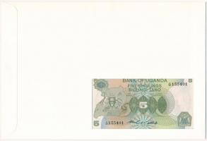 Uganda 1982. 5Sh felbélyegzett borítékban, bélyegzéssel T:I Uganda 1982. 5 Schilling in envelope wit...