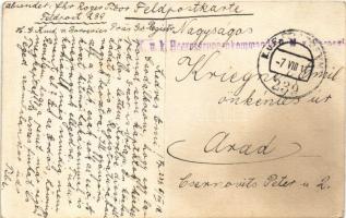 1918 Első világháborús osztrák-magyar katonai parancsnokság az olasz fronton / K.u.K. Hauptwache / W...