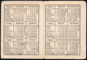 1945 "Kultura" Könyv-, papír és írószer-kereskedés kártyanaptára