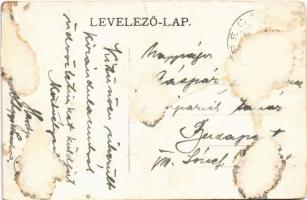 Pécs, András akna bányatelep, iparvasút. Fürst Lipót kiadása (ragasztónyom / glue marks)