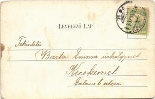 1903 Csongrád, Központi iskola. Szilber János kiadása (EB)