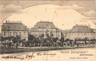 1902 Nyíregyháza, Vármegyeháza. Piringer János kiadása (r)