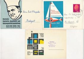 6 db MODERN reklám motívum képeslap / 6 modern advertising motive postcards