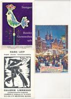 6 db MODERN reklám motívum képeslap / 6 modern advertising motive postcards