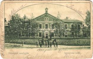 1901 Diósgyőr (Miskolc), Diósgyőri Acélgyár, igazgatósági épület. Ferenczi B. kiadása (b)