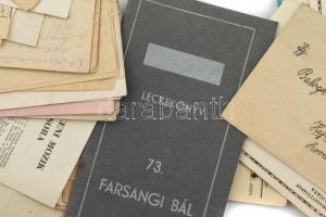 Kovács Gyula katona vegyes iratai (zsebnaptár, igazolványok, imakönyv, számolócédulákra írt feljegyz...