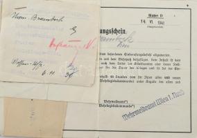 Kovács Gyula katona vegyes iratai (zsebnaptár, igazolványok, imakönyv, számolócédulákra írt feljegyz...