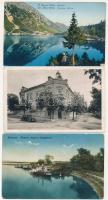 3 db RÉGI felvidéki város képeslap: Ipolyság, Tátra, Komárom / 3 pre-1945 Upper Hungarian (Slovakian) town-view postcards: Sahy, Komárnó, tatry