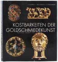 F. Coarelli- I. Belli Barsali - E. SteinGráber: Kostbarkeiten der Goldschmiedekunst. München, 1974, Schular Verlagsgesellschaft mbH. Fekete-fehér és színes fotókkal gazdagon illusztrálva. Nylon-kötésben, kissé szakadt papír védőborítóban, kijáró lapokkal. Német nyelven.