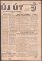 1956. november 10. Új Út (Magyar Szocialista Munkáspárt Veszprém megyei ideiglenes Intéző Bizottságának lapja) I. évfolyamának 2. száma