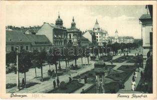 Debrecen, Ferenc József út, villamos, Debreczen szálloda (EK)