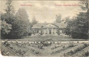 1906 Kápolnásnyék, Sárközi kastély. Wessely Zsigmond kiadása (EM)