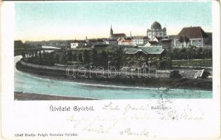 1903 Győr, zsinagóga. Polgár Bertalan 11042.