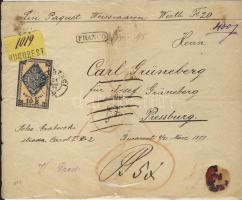 1877 Román okmánybélyeg postai felhasználása + 66 db okmánybélyeg