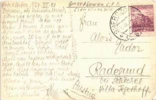 1937 Tátra, Magas-Tátra, Vysoké Tatry; Pieniny, Janosikov skok (Zbojnicky skok) / Pieninen / Dunajec...