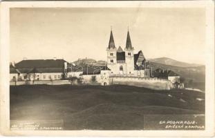 Szepesváralja, Spisské Podhradie; Szepeskáptalan (Szepeshely), Szent Márton székesegyház, Szepesi vár romjai / Spisská Kapitula, Spissky hrad / cathedral, castle ruins (fl)