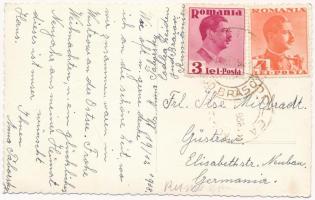 1938 Feketehalom, Zeiden, Codlea; utca, Alois Taborsky üzlete / street, shop. photo (EK)