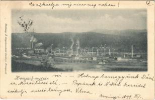 1899 (Vorläufer) Korompa, Krompach, Krompachy; vasgyár. Balkányi S. / iron works, factory