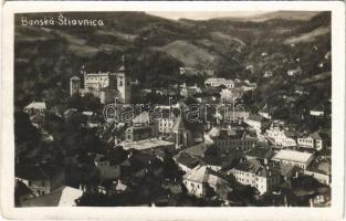 1931 Selmecbánya, Schemnitz, Banská Stiavnica; látkép / general view (Rb)
