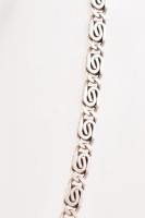 Ezüst(Ag) nyaklánc, jelzett, h: 50 cm, bruttó: 13,26 g