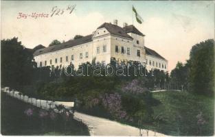 1907 Zayugróc, Ugrócváralja, Uhrovec; Gróf Zay féle kastély / castle