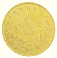Oszmán Birodalom 1906. (1293/32) 100K Au "Abdülhamid II" Konstantinápoly (7,22g/0.917) T:2...