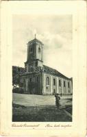 Oravica, Oravita; Római katolikus templom. W.L. Bp. 1195. / church (EK)