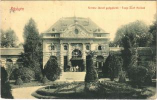 1909 Pöstyén, Piestany; Ferenc József gyógyfürdő, fürdőkocsisok. W.L. Bp. 5740. / Infanteristen, Heilbad / spa, spa carriages