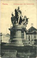 1916 Pozsony, Pressburg, Bratislava; Mária Terézia szobor. W.L. Bp. 631. Josef Skoda / statue (EK)
